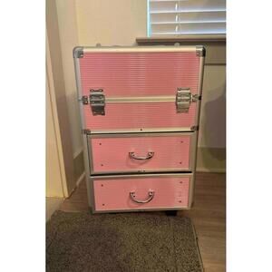 Rolling makeup case